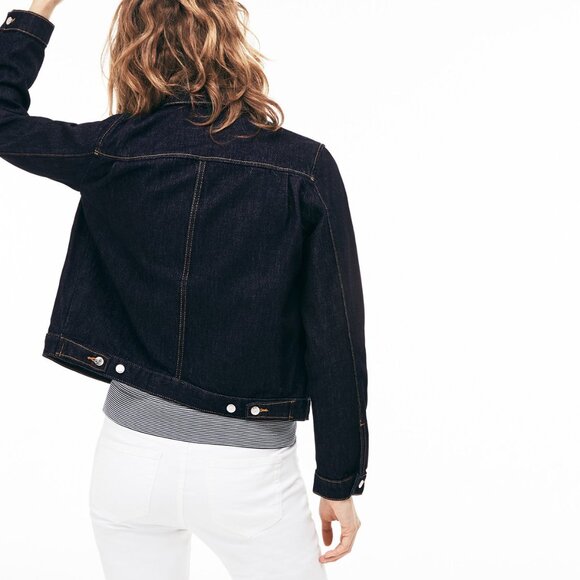 Lacoste Denim Jacket FR34 - Picture 2 of 8